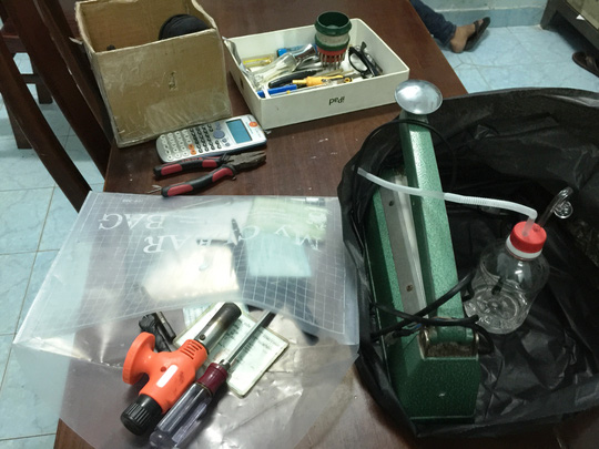 Tang vật từ vụ trộm