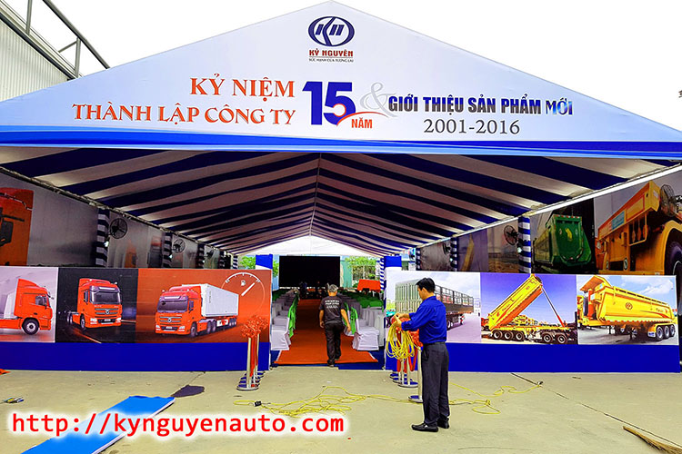 công tác chuẩn bị lễ kỷ niệm 15 năm và ra mắt sản phẩm mới của kỷ nguyên auto 