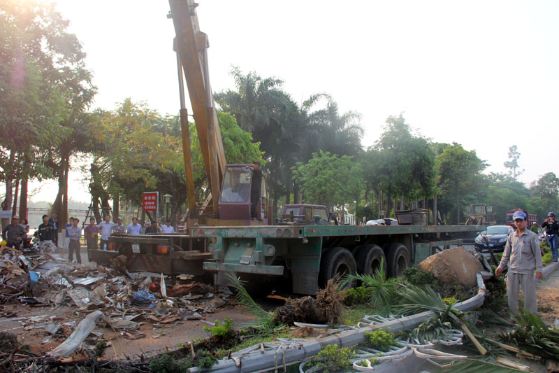 hiện trường vụ tai nạn